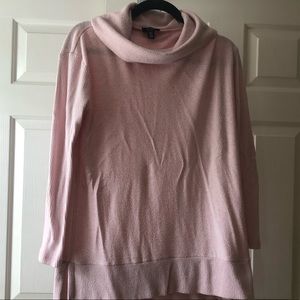 Light pink cowl neck sweater